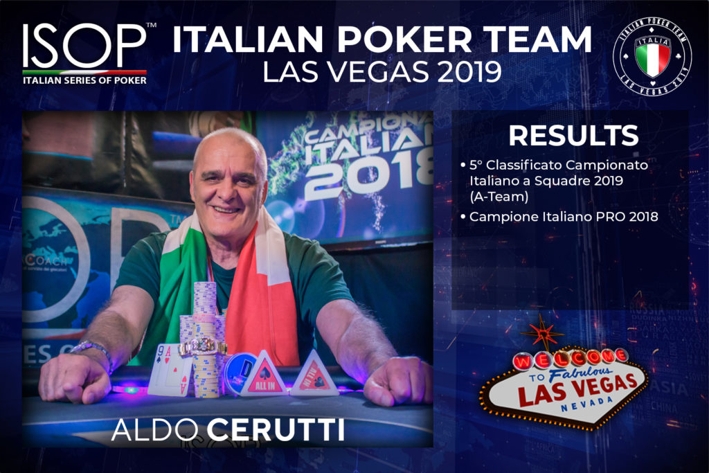 las vegas isop italian poker team Aldo Cerutti