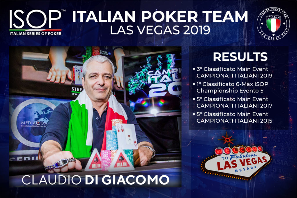 Claudio Di Giacomo italian poker team las vegas