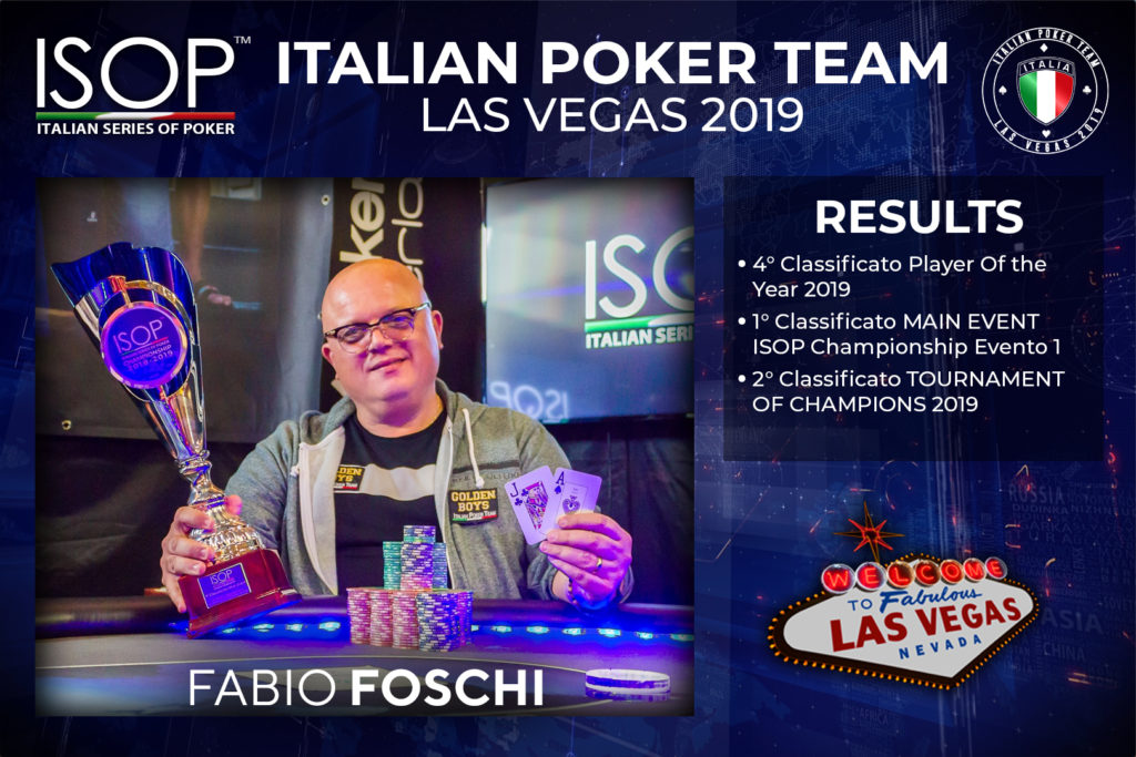 Fabio Foschi italian poker team isop las vegas