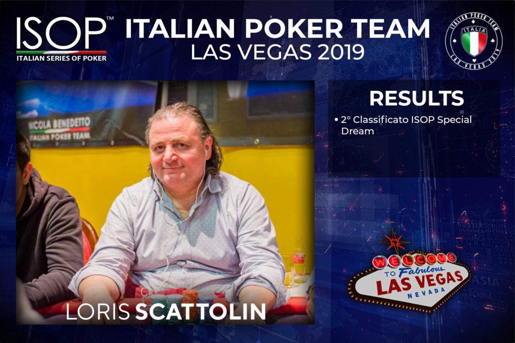 italian poker team Loris Scattolin las vegas isop