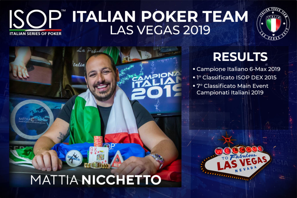 Mattia Nicchetto isop italian poker team 