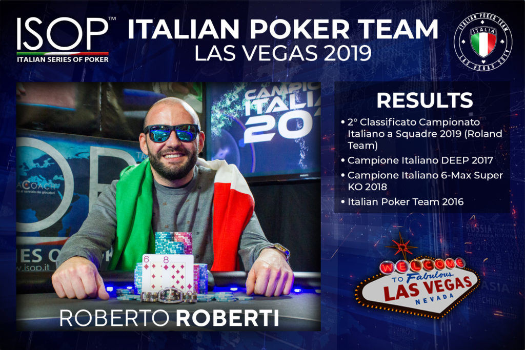 Roberto Roro Roberti las vegas italian poker team isop