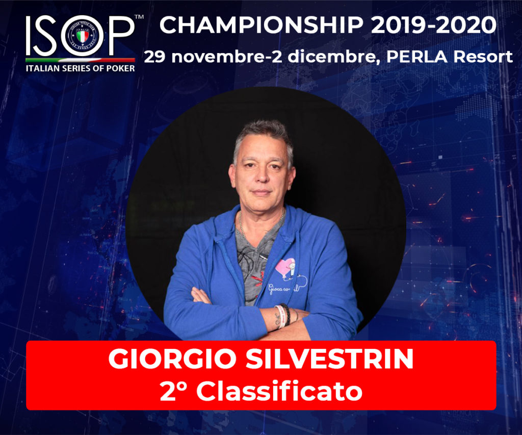 giorgio silvestrin 2 isop italian series of poker 